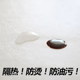 红木大圆桌桌布圆形双层餐桌带转盘桌垫防水防X油免洗皮革. 优选式