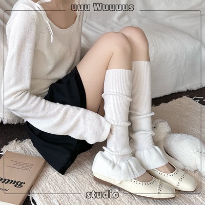 少女甜美堆堆袜韩系百搭小腿套