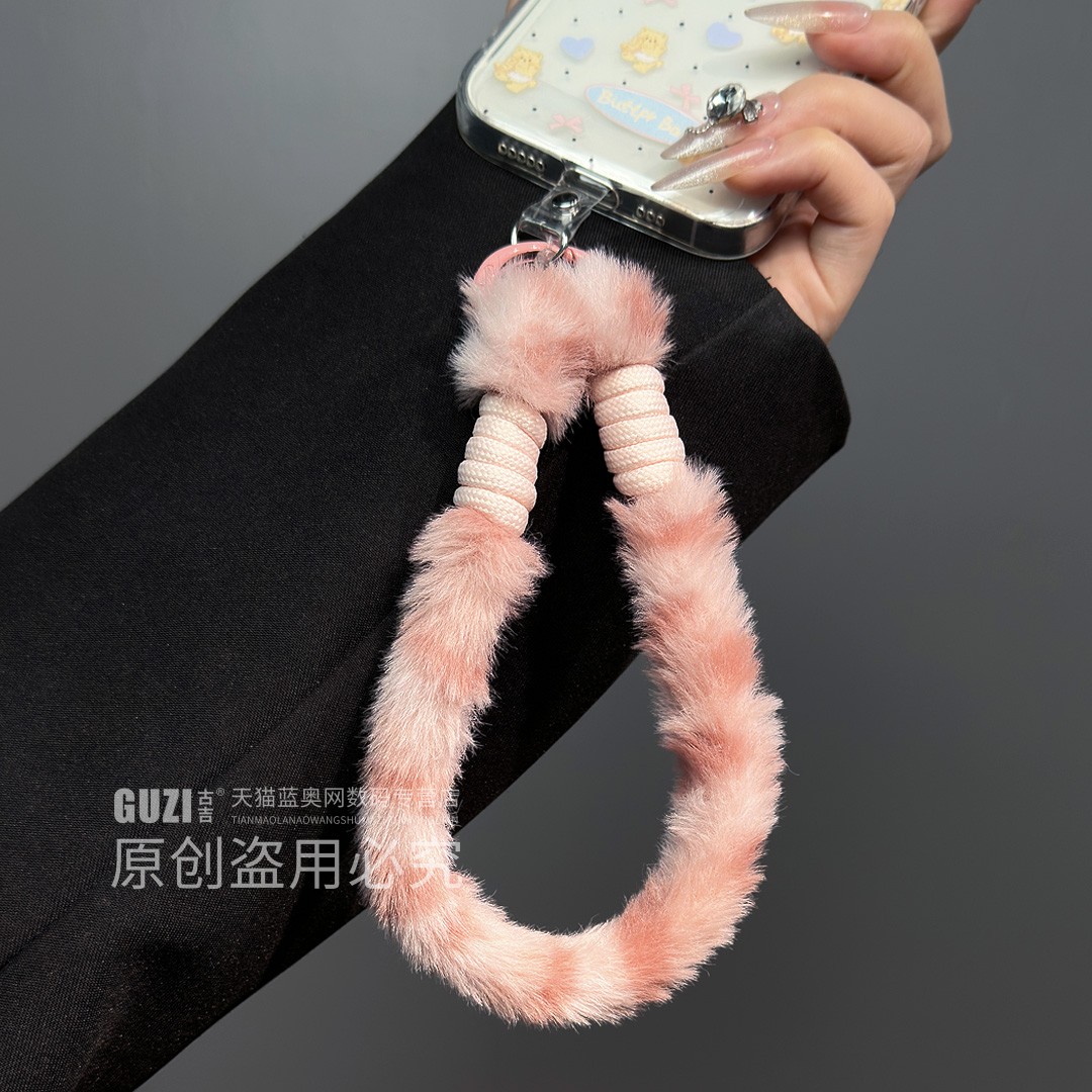 【秋冬必备】毛绒撞色编织短绳