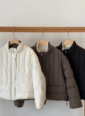 Wuli 韩冬【Eter】新款立领90白鸭绒百搭轻盈版短款羽绒服女上衣
