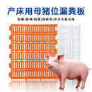 加厚双筋pp塑胶漏粪板防滑防伤蹄漏缝板养殖地面格栅猪场排粪地板