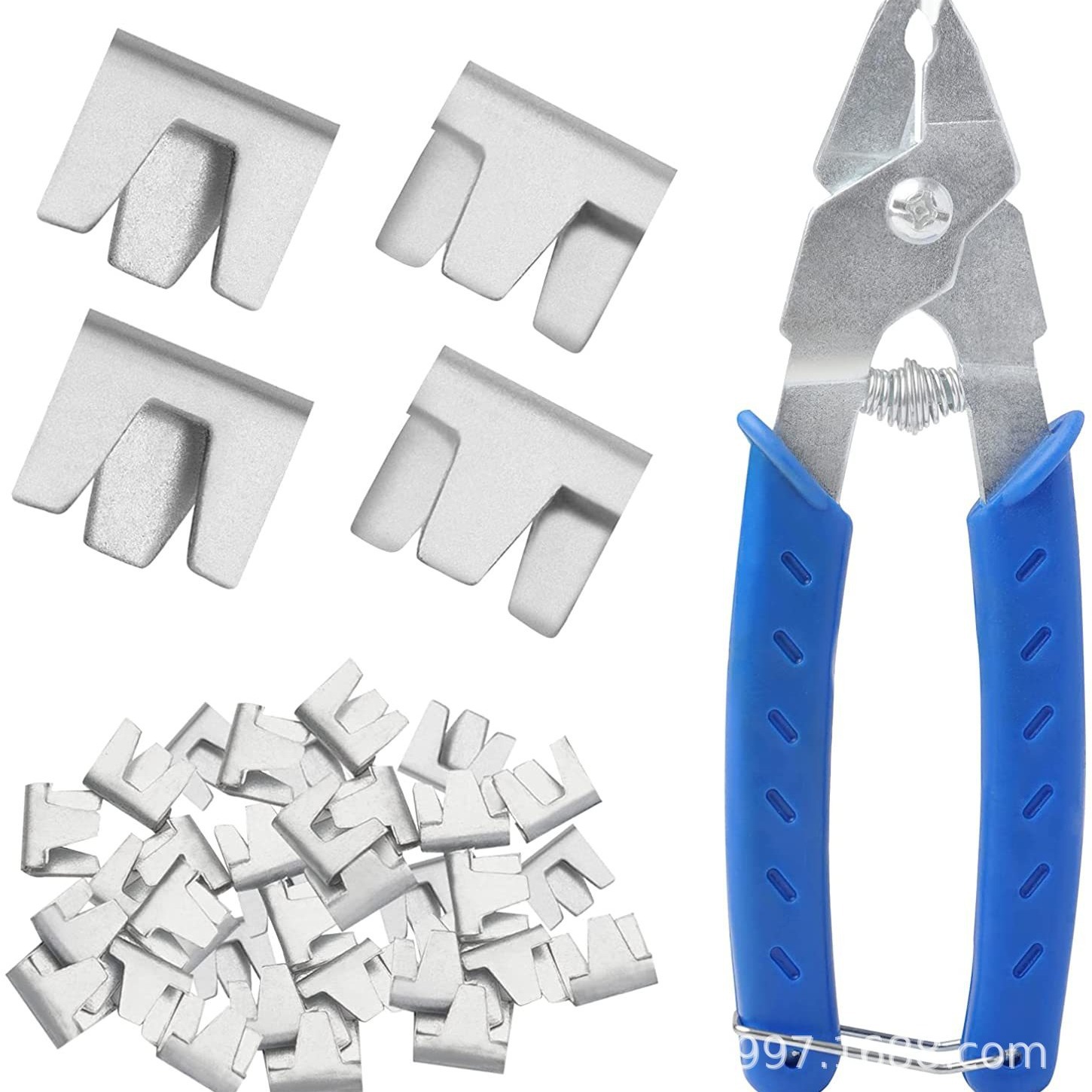 绑片钳  组笼钳 卡扣钳 鸡笼钳 兔扎笼 绑笼卡扣 卡笼金属扣 绑笼