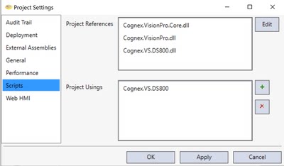 SmartRay联合VisionPro9.7版本编程机器视觉图像处理实习实战源码