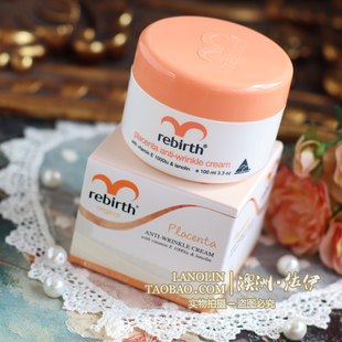 澳大利亚原装进口澳洲朗沛柔出品rebirth蕾葆丝羊胎素绵羊油面霜