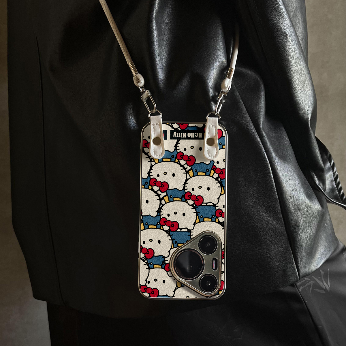 适用于华为Pura70pro手机壳新款仰望KT猫Mate60/70pro十套50/40全包防摔P60/80带挂绳Nova14ultra/13/12外7/9