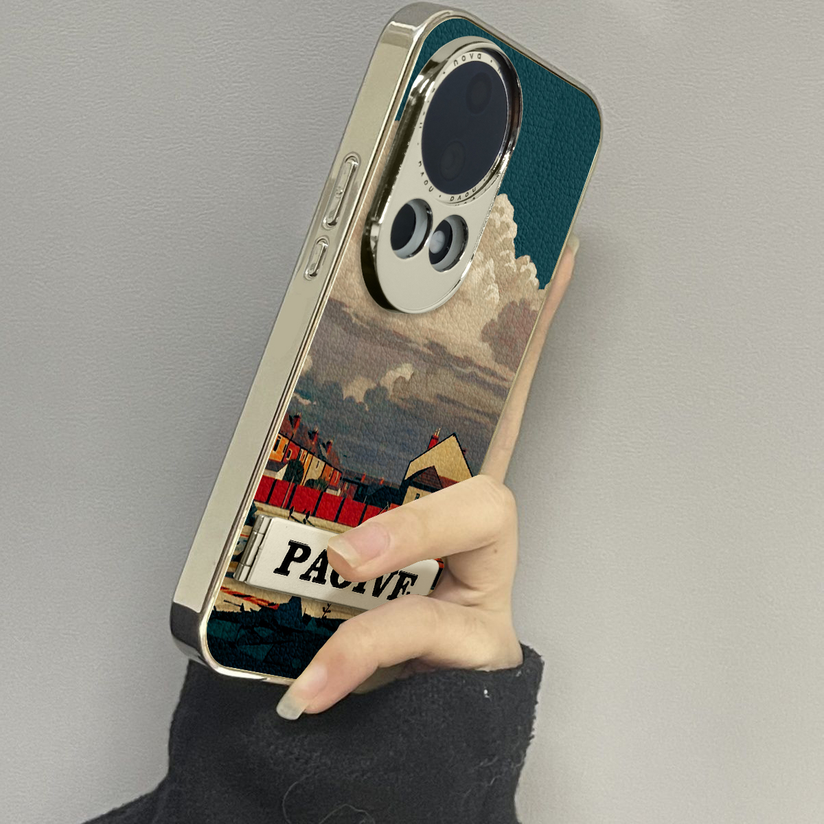 适用于华为nova13pro手机壳羊皮复古街景Nove5/6/7se硅胶8全包防摔Hinova9男女13软nova10/11/12ultra套新款