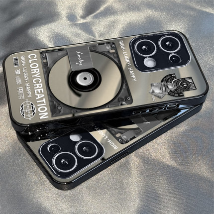 适用于OPPOReno14Pro手机壳复古CD机镜面高级感a2/a3pro硅胶全包5防摔6新款男女7/8/9潮Reno10/11pro十12套13