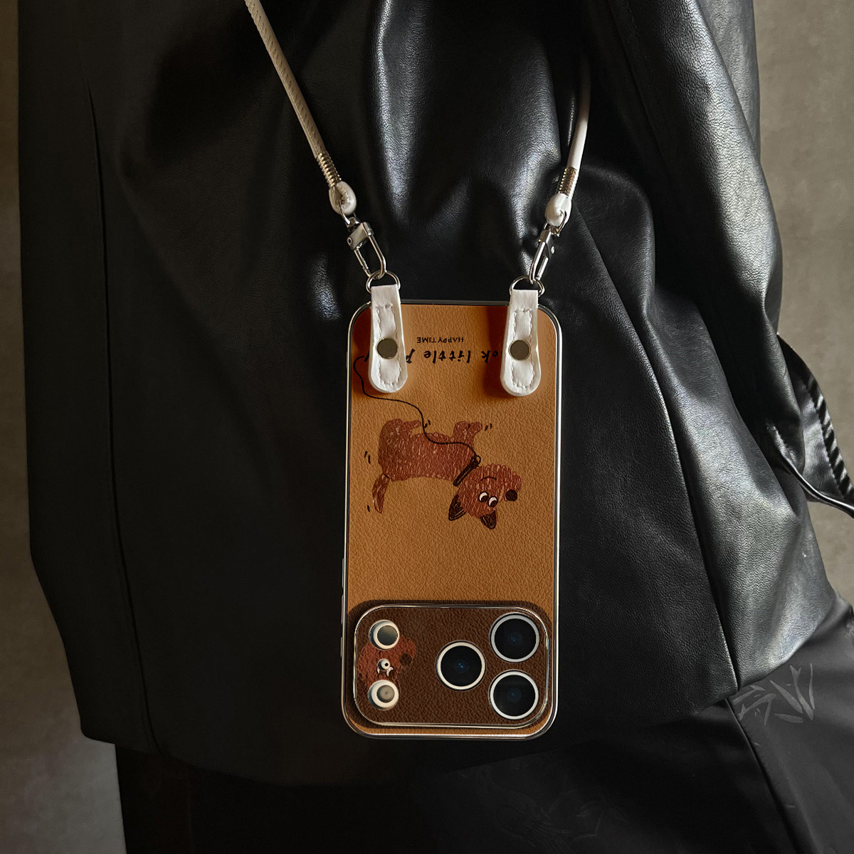 适用于苹果17promax手机壳带挂绳狗狗磁吸iphone14/16pro套硅胶xs全包防摔斜跨15ultra套网红11新款xr女13PRO,3C数码配件,手机保护套/壳,淘宝优惠券,粉丝福利购,淘宝优惠卷