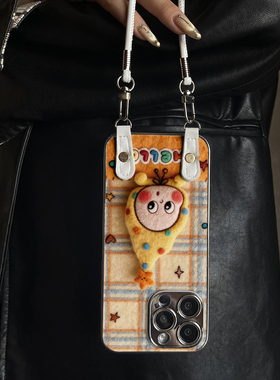 适用于OPPOReno15Pro手机壳毛绒星人新款x9带挂绳FINDx8s/x7ultra全包x6/5防摔硅胶7/8/9女10/11pro12套13/14