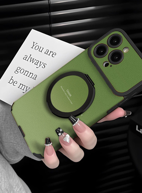 适用于oppofindx9pro手机壳带挂绳新款渐变绿色网红RENO14pro外硅胶全包防摔带支架高级感RENO15PRO套女斜挎