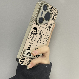 用于华为pura70proUltra手机壳小羊皮史努比狗p40高级感p50e外全包防摔P60新款 网红男女潮牌P70pro十套软