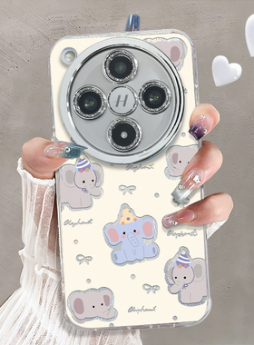 自带镜头膜适用于OPPOfindx8Ultra手机壳镂空小象高级感水钻精孔FINDX8s外硅胶全包防摔oppofindX8Splus套