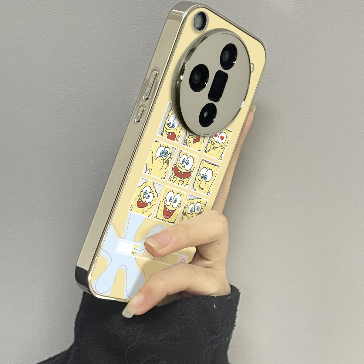 适用于oppofindx7Ultra手机壳电镀镜面九格海绵高级感oppoa2/3pro外硅胶全包防摔FINDX5/6pro套新款女x7至尊