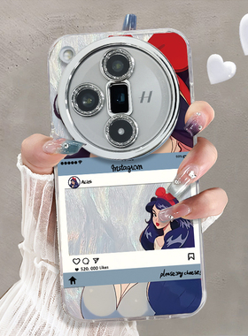 自带镜头膜适用于OPPOFINDx7Ultra手机壳卡通公主高级感水钻精孔FINDX6PRO外硅胶全包防摔oppofindx5套新款女