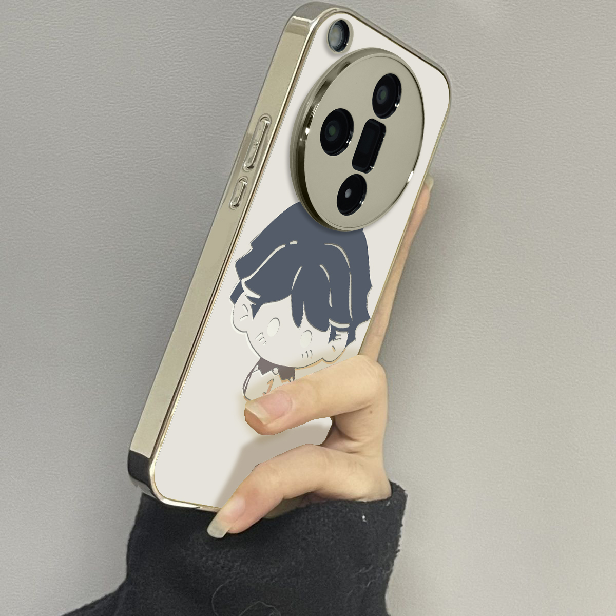 适用于oppofindx7Ultra手机壳电镀镜面镂空男孩高级感oppoa2/3pro外硅胶全包防摔FINDX5/6pro套新款女x7至尊