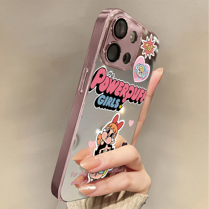 适用于OPPOReno14Pro手机壳飞天女警镜面高级感a2/a3pro硅胶全包5防摔6新款男女7/8/9潮Reno10/11pro十12套13