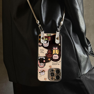 5防摔硅胶7 x7ultra全包x6 9女10 适用于OPPOReno15Pro手机壳豆眼家族新款 11pro12套13 x9带挂绳FINDx8s