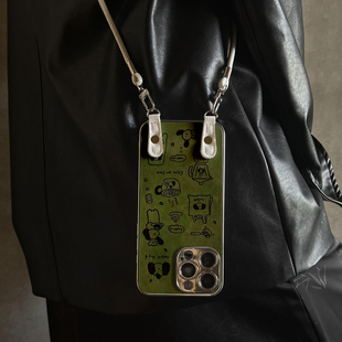 5防摔硅胶7 x7ultra全包x6 9女10 适用于OPPOReno15Pro手机壳咖啡狗狗新款 11pro十12套13 带挂绳FINDx8s