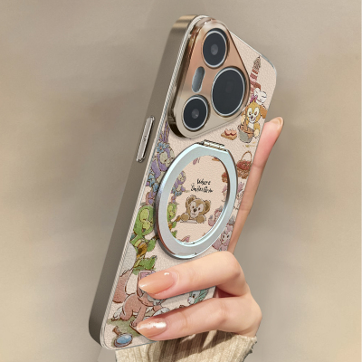 适用于华为Pura70pro手机壳新款星黛露熊Mate60/70pro十套50/40全包防摔P60/80带挂绳Nova14ultra/13/12外7/9