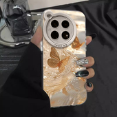 网红男女潮牌一加11 适用于一加12手机壳简约水波金蝶高级感OPPO1 ace3套硅胶全包防摔创意新款 ace2pro外硬2v