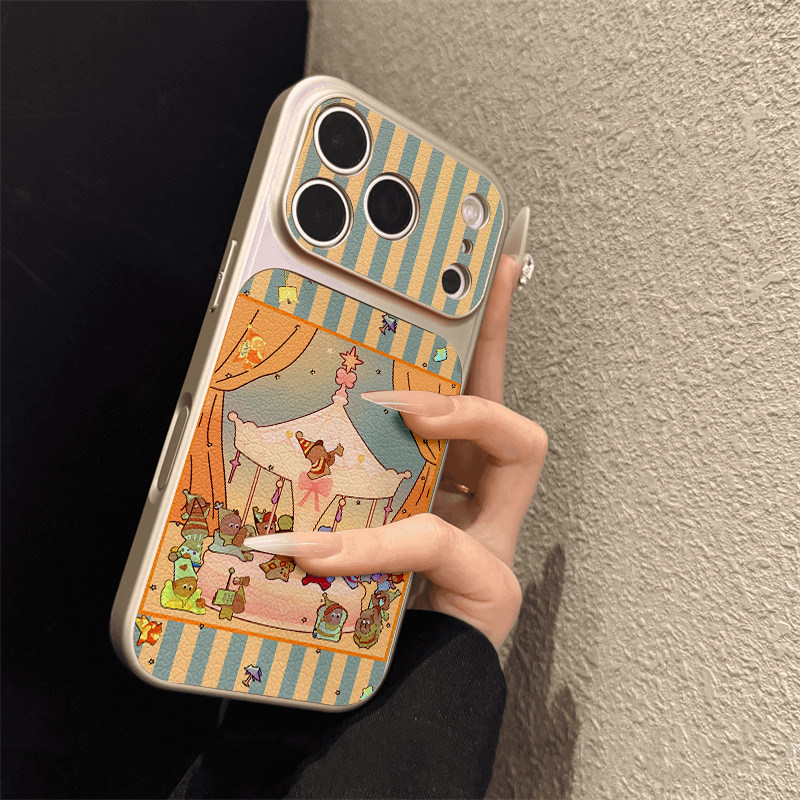 适用于苹果17promax手机壳大视窗皮纹星人乐园iphone14/16pro套硅胶xs全包防摔15ultra套网红11新款xr女13PRO,3C数码配件,手机保护套/壳,淘宝优惠券,粉丝福利购,淘宝优惠卷