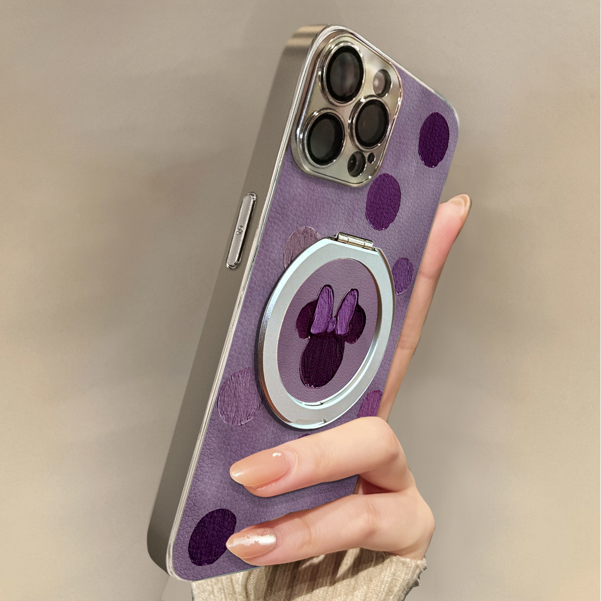 适用于小米15ultra手机壳波点磁吸高级感带挂绳红米K80/70至尊斜跨K60全包防摔新款note14女12spro外13/14套