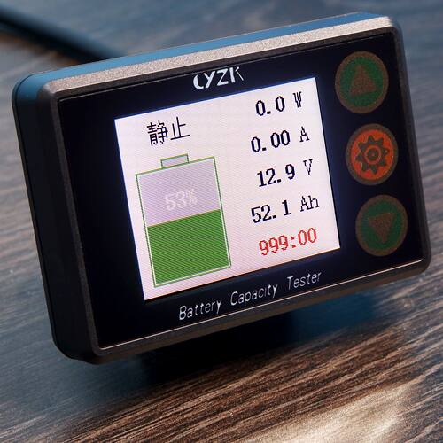 防水库仑计电动车电量显示器 48V60V72V铅酸三元磷酸铁锂电池通用