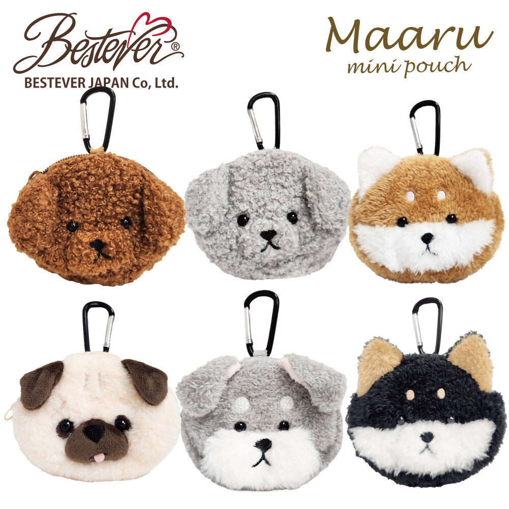 日本正品bestever黑柴柴犬包包泰迪毛绒 零钱包 收纳袋 小包 八哥,箱包皮具/热销女包/男包,钱包,淘宝优惠券,粉丝福利购,淘宝优惠卷