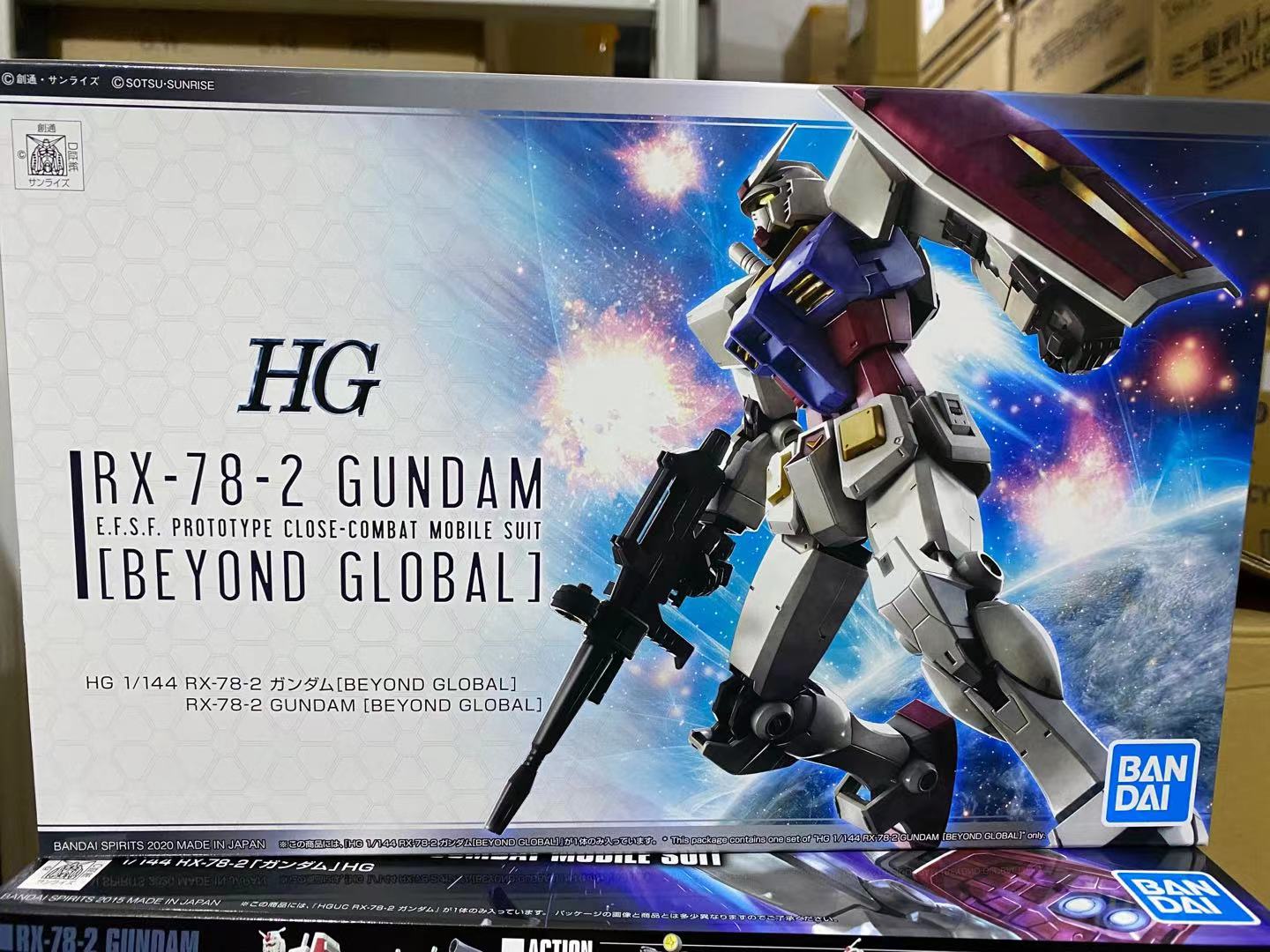 万代 HG 元祖高达 1/144 RX-78-2 超越全球 BEYOND