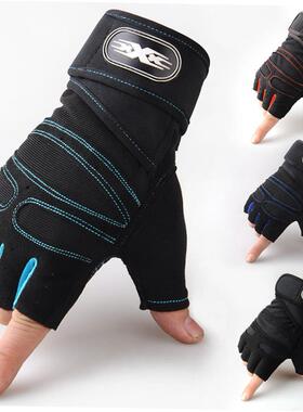 Outdoor Gym Winter Windproof Sports Fingerless Gloves 手套男