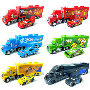 赛车总动员闪电麦昆合金玩具汽车板牙路霸麦克飞弹黑风暴组合套装