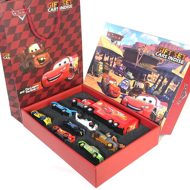 汽车赛车总动员闪电麦昆合金玩具车模型礼盒组合套装儿童男孩礼物