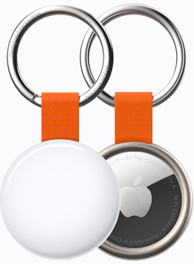 laylion适用airtag2代防丢器铝合金固定环圈不锈钢防丢扣钥匙扣