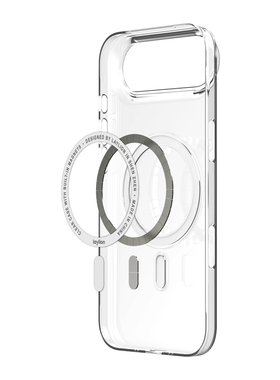 iPhone17系列磁吸透明手机壳适用苹果17ProMax透明17P新17Pro外壳大孔硬保护17pm套17air系列ip全包