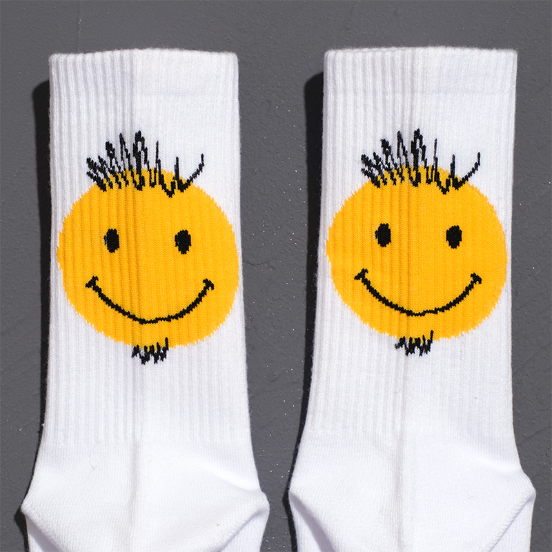 笑脸薄款长袜SOXCO棉莱卡原创