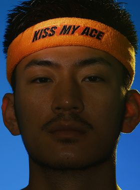 SOX&CO.原创网球KISSMYACE篮球运动吸汗刺绣头带棉发带多色可选