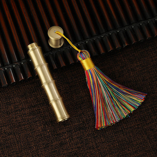 高档纯铜折子新款竹节打火机