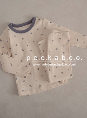 【春秋】peekaboo童装韩国儿童家居服宝宝睡衣套装