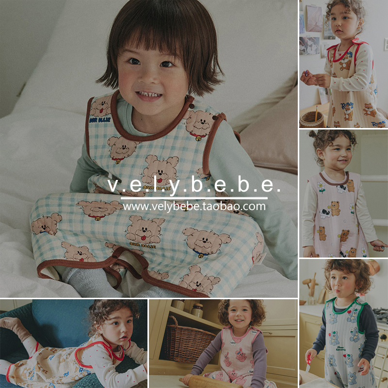 【秋冬/养娃bi备】cordi-i正品韩国童装儿童睡袋马甲