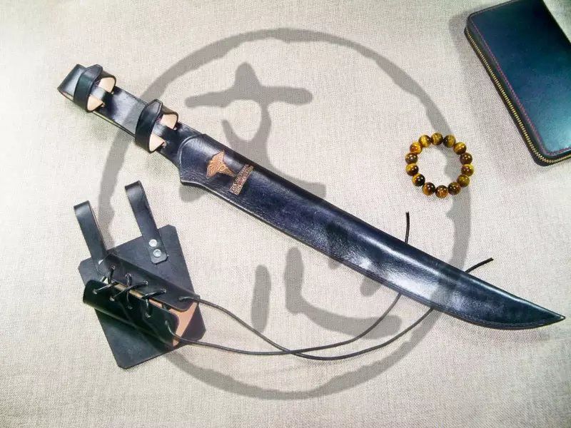 定做牛皮刀鞘定做武士龙泉刀套