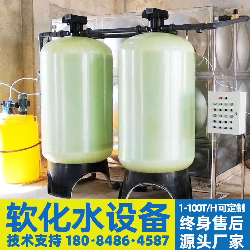 大型锅炉全自动工业净水软水器软水机软化水处理设备去水垢过滤器