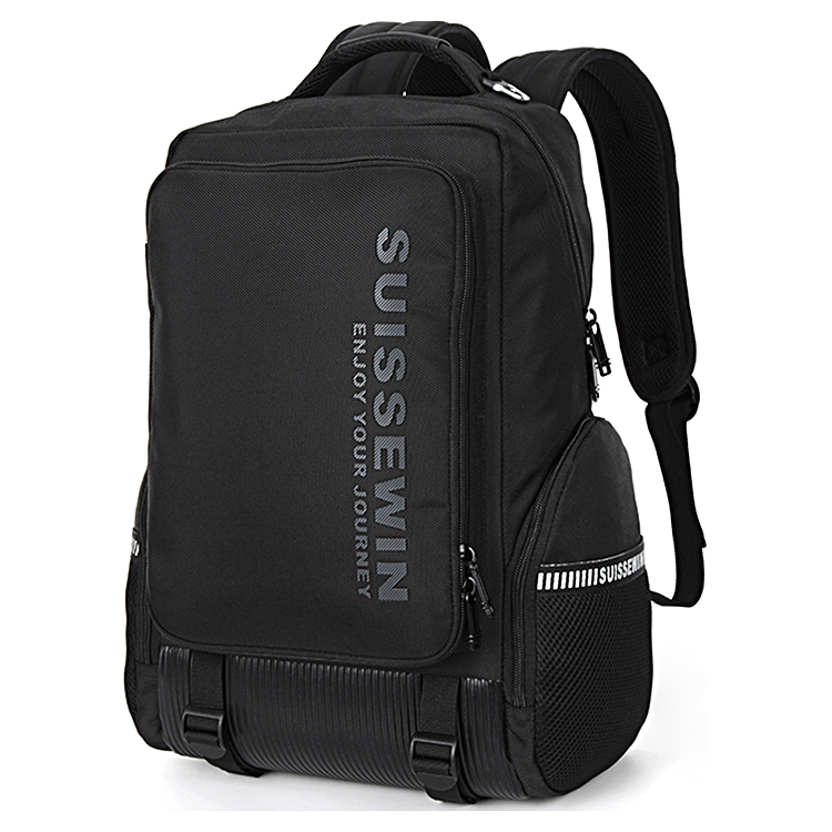 祥兴箱包商务电脑包厚实双肩包男口袋多休闲背包学生包轻便通勤包