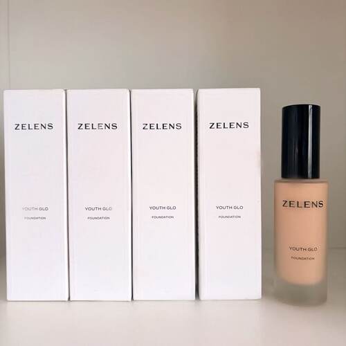 ZELENS冻龄青春焕彩钻石粉底液养肤滋润持久不脱妆混油皮干皮服帖