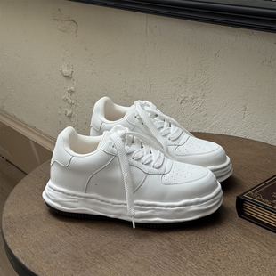 LACANEDE 增高鞋时髦隐形小白鞋ins百搭新款休闲板鞋