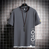 智快鱼阿仕顿京东品牌汉维男装 官方旗舰店短袖 t恤上衣服印花潮流