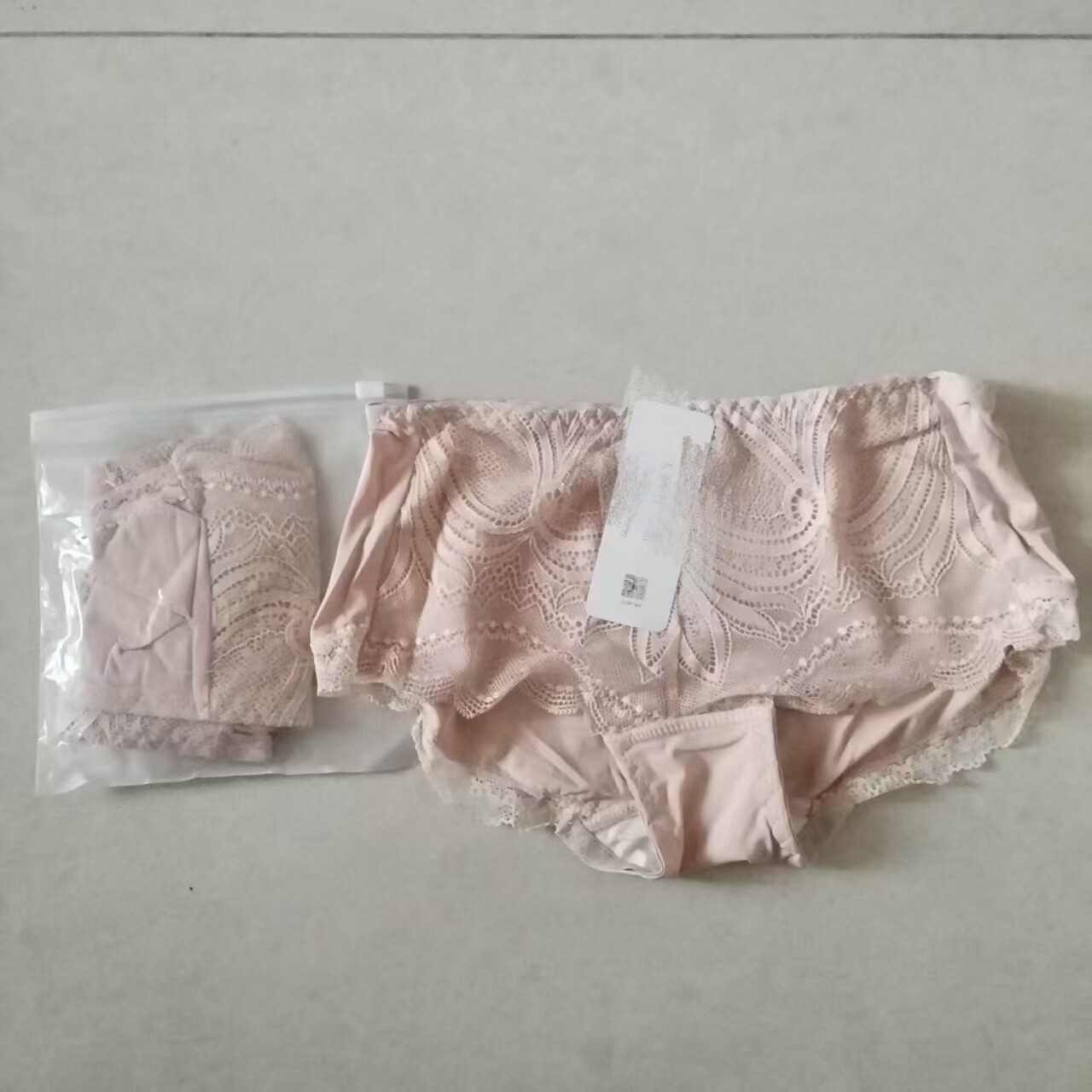 4条29真品金微铂金款配套内裤女士底裤蕾丝性感冰丝速干包臀