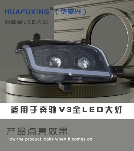 LED大灯BOCO双透镜带转向