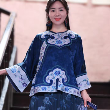 【如意】楚馨千椿物喜高定款复古民族风刺绣新中式国风外套上衣女