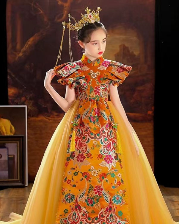 模特走秀皇冠流苏头饰儿童