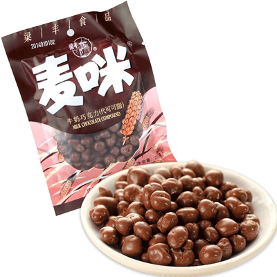 怀旧零食巧克力麦咪梁丰